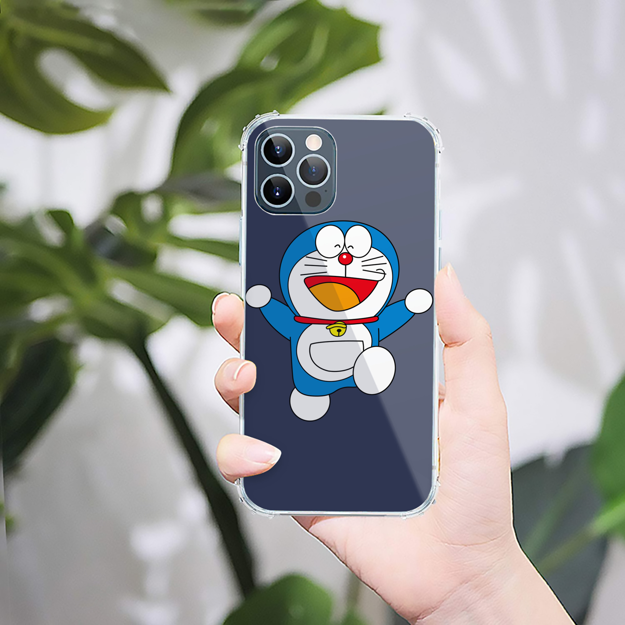 （画像用） ドラえもん Doraemon 【iPhone 12シリーズ対応】透明スマホケース（クリアソフトケース）